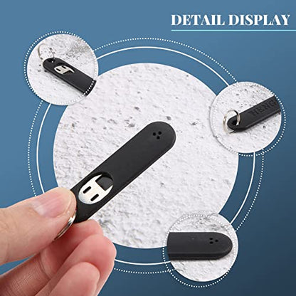 6Pcs SIM Card Removal Tool-Sim Card Tray Pin Eject Removal Tool Needle Opener Ejector,with Removable Key Chain,Black, 500169860A3
