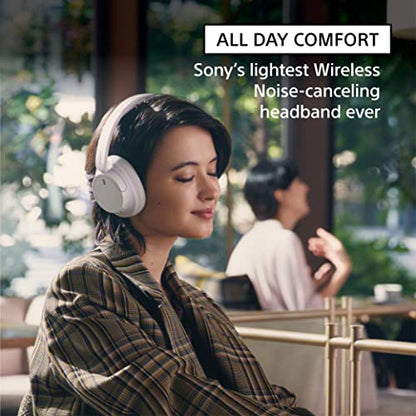 Sony WH-CH720N Wireless Noise Cancelling Over-Ear Headphones, White - color: White