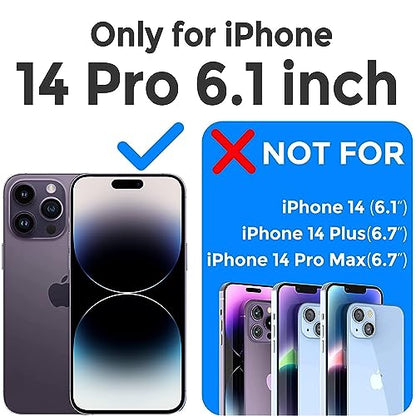 Battery Case for iPhone 14 Pro, 10000mAh High Capacity Rechargeable Portable Protective Extended Charger Case Wireless Charging Compatible with iPhone 14 Pro (6.1 inch) Charging Case & Carplay (Black) - size: iPhone 14 Pro (6.1 inch)