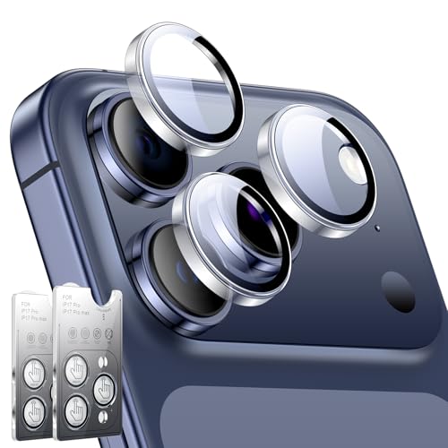 LK 2 Pack for iPhone 17 Pro/17 Pro Max Camera Lens Protector, Clear - color: Transparent