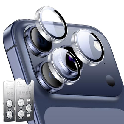 LK 2 Pack for iPhone 17 Pro/17 Pro Max Camera Lens Protector, Clear - color: Transparent