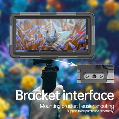 Hllhunkhe Universal Underwater Phone Case for Snorkeling, Professional Diving Waterproof Phone Case for iPhone 7-17 Pro/Pro Max/Plus/Mini, Galaxy S10-S25 Ultra/Plus and Most Phones,Black - color: Black