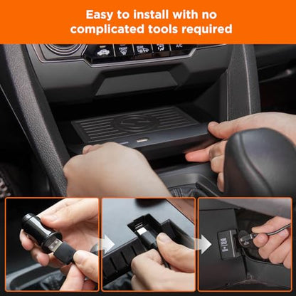 Wireless Charger for Honda Civic 2016-2021 with USB Port