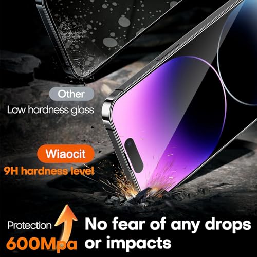 Wiaocit Tempered Glass Screen Protector for iPhone 14 Pro Max - size: iPhone 14 Pro Max-6.7 Inch
