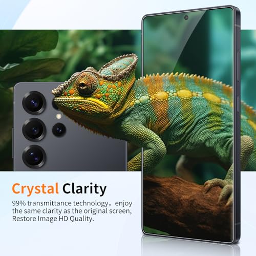 3 Pack Tempered Glass Privacy Screen Protector for iPhone 15 Pro 6.1 Inch, Original Touch Sensitivity with Auto Alignment kit - color: S25-HD