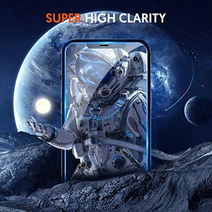 Fotbor Compatible for iPhone 12 Pro/12 Screen Protector - 3 Pack [Military-Grade Shatterproof] Full Coverage Tempered Glass w/Alignment Frame HD Clear Film for Apple iPhone 12 & Pro 6.1" - size: 6.1 inch-iPhone 12/12 Pro