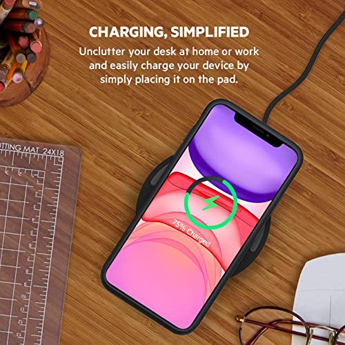 Battery Case for iPhone 11, [10000mAh] Enhanced Rechargeable Portable Protective Qi Wireless Charger Case Pack Support CarPlay Wireless Charging Case Compatible with iPhone 11 (6.1 inch)-Black - size: iPhone 11