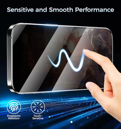 MAGIC JOHN 3rd Gen Upgraded for iPhone 12/12Pro Privacy Screen Protector - size: iPhone 12/12 Pro-6.1