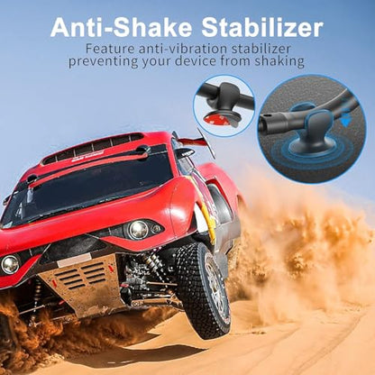 OQTIQ 17mm Gooseneck Arm Replacement, Anti-Shake Stabilizer, Aluminum Core