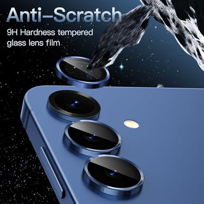 JETech Camera Lens Protector for Samsung Galaxy S25, Navy, 1 Set - color: Navy