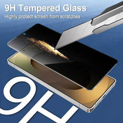 3 Pack Privacy Screen Protector for Samsung Galaxy s25 ultra - color: Black Samsung Galaxy S25 Ultra