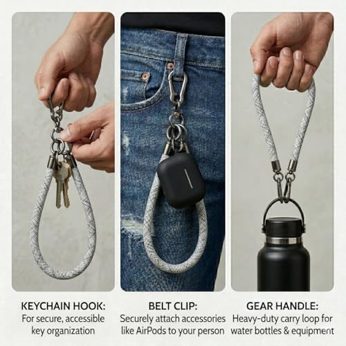 Phone Lanyard Wrist Strap Soft Rope Phone Strap Wrist Lanyard Heavy Duty - color: Camo White