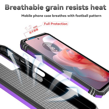 SunStory for Motorola Moto G Power 5G 2024 Case with Kickstand,Purple - color: Purple