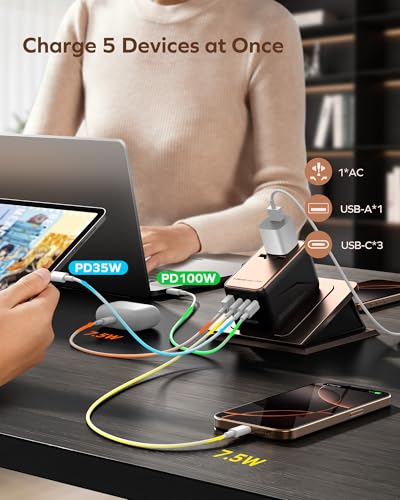 MOMAX 170W GaN Universal Travel Adapter, High-Power Travel Charging - size: 170 W