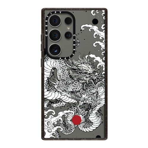 CASETiFY for Galaxy S24 Ultra Case - Impact | 8.2 ft. 4x Military Grade Drop Protection | Power Dragon | Black - color: Power Dragon, size: Galaxy S24 Ultra (6.8")