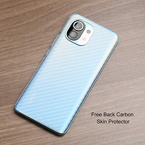 Ibywind 2 Pcs Screen Protector For Xiaomi Mi11 5G 6.81",Flexible TPU Film,With 1Pc Camera Lens Protector,1Pc Back Film,Bubble Free[Easy to install] - size: Mi 11 5G