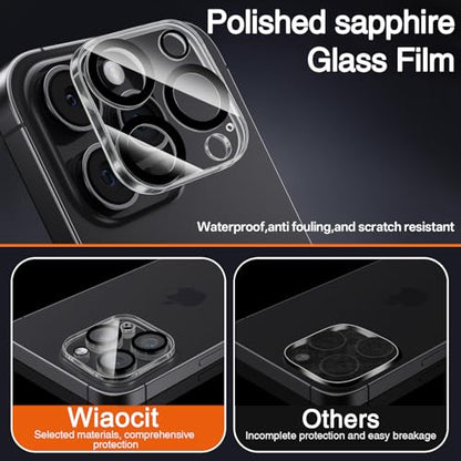 Wiaocit Camera Lens Protector for iPhone 15 Pro/iPhone 15 Pro Max