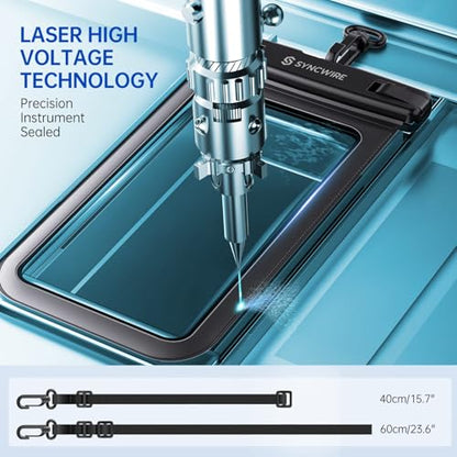 SYNCWIRE Waterproof Phone Pouch [2-Pack] - Universal IPX8 Waterproof Phone Case Dry Bag with Lanyard Compatible with iPhone 15 14 13 12 11 Pro XS MAX XR X Samsung S23 S22 S20 More Up to 7 Inches | Waterproof Phone Case, Cell Phone Dry Bag for iPhone Samsu