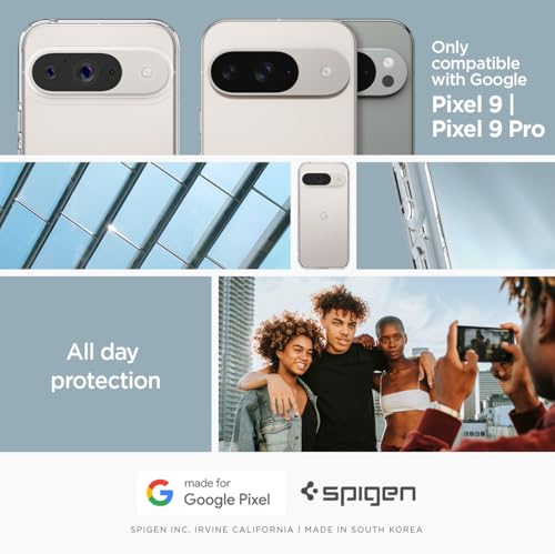 Spigen Ultra Hybrid for Pixel 9 / Pro Case, Crystal Clear - color: Clear, size: Pixel 9 / Pixel 9 Pro