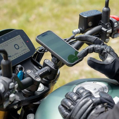 Quad Lock Motorcycle Handlebar Clamp Bolt Mount for iPhone, Samsung Galaxy Google Pixel Smartphone - size: Handlebar Clamp