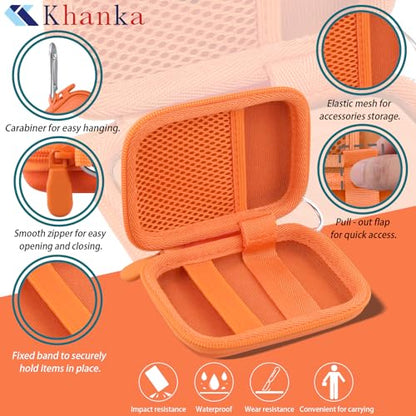 khanka Case for Anker Nano Magsafe PowerBank Ultra-Slim 5000Mah,Orange - color: Orange