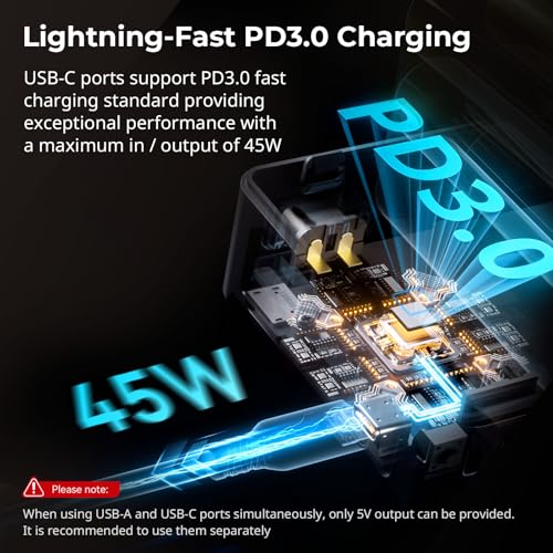 SMALLRIG V Mount Battery VB50, 50Wh / 3400mAh PD45W Mini V-Mount Battery | 1.5H Full Charge, with USB-C, D-TAP, USB-A, Dual DC Ports, OLED Screen, for Cameras, Phones, Camcorders, Monitors