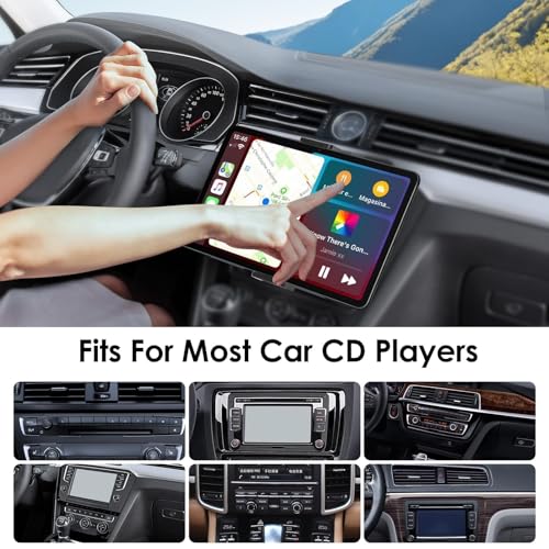 EEEKit 2 in 1 CD Slot Tablet Car Mount, CD Player Car Phone Holder