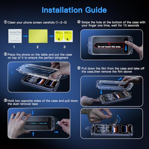 Uyiton Compatible with iPhone 17 Pro Screen Protector (Anti-Blue Light) - size: iPhone 17 Pro - 6.3 inch