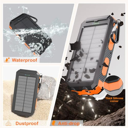 Power Bank Solar Charger 20,000mAh,