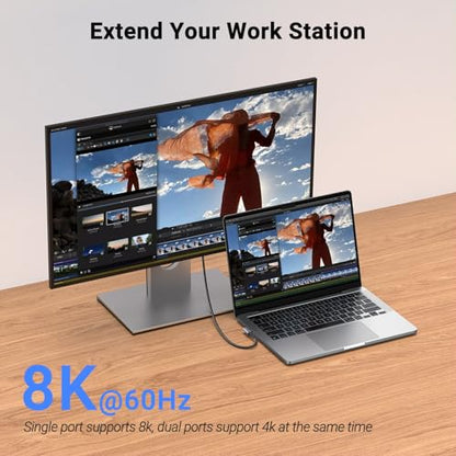 USB 4 Cable Right Angle 1FT 2 Packs, 240W, 40Gbps, 8K Video Monitor - size: 240w - 1ft, 1ft
