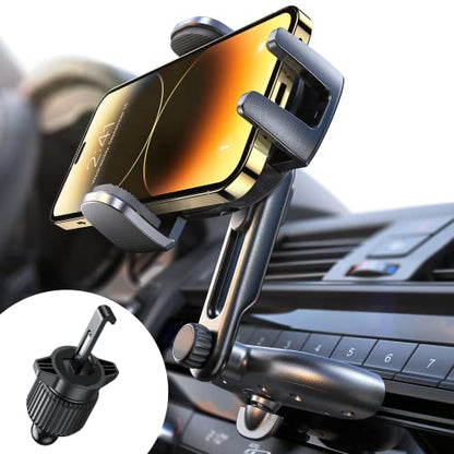 LISEN CD Phone Holder for Car Phone Holder Mount