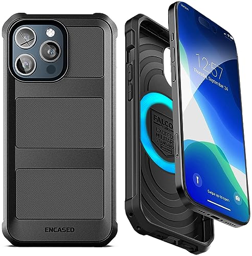 ENCASED Compatible with iPhone 15 Pro Max Case - Military Grade Protection with 360 Rugged Full-Body Coverage (iPhone 15 Pro Max) Black - size: iPhone 15 Pro Max