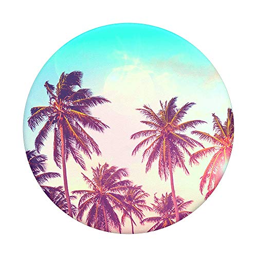 PopSockets: Collapsible Grip & Stand for Phones and Tablets - Palm Trees - color: Palm Trees
