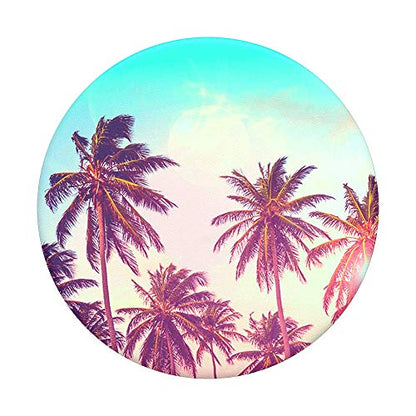 PopSockets: Collapsible Grip & Stand for Phones and Tablets - Palm Trees - color: Palm Trees