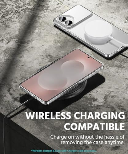 Compatible with Samsung Galaxy S26 Edge Case, Ultra [Slim Thin] Flexible Clear TPU [Scratch-Resistant] Gel Rubber Soft Skin Silicone Protective Phone Case Cover for Galaxy S26 Edge (Clear) - size: S26 Edge