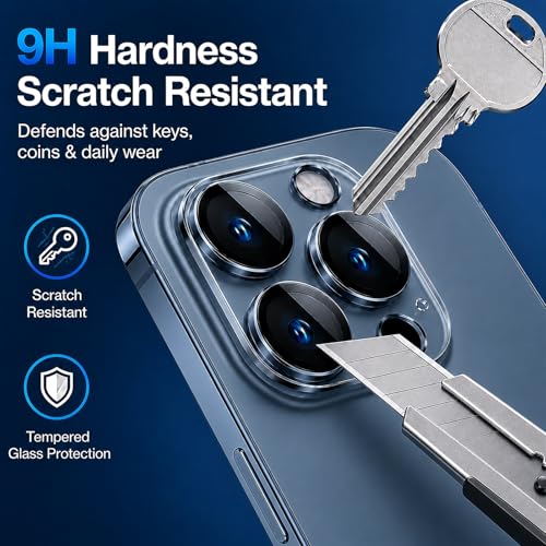Camera Lens Protector for iPhone 16 Pro Max/iPhone 16 Pro- 3 Pack - size: iPhone 16 Pro Max/16 Pro