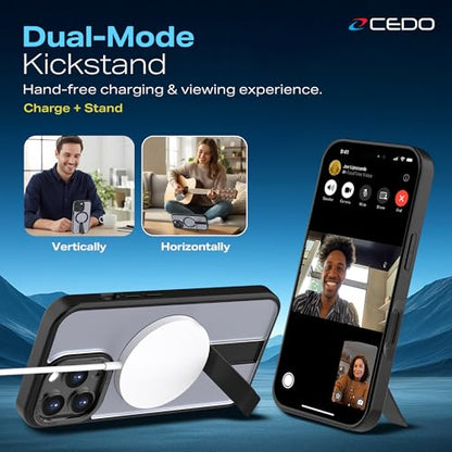 CEDO Magnetic Kickstand Case for iPhone 16 Pro Max, MagSafe Compatible - size: iPhone 16 Pro Max
