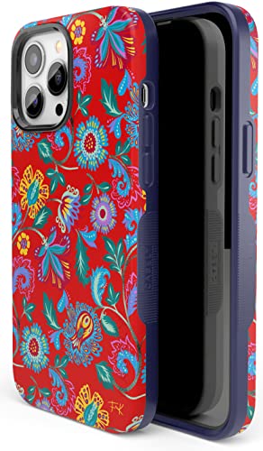 Casely iPhone 14 Pro Max Case | Painted Flowers | Frida Kahlo Floral | Bold Protective Design | Compatible with MagSafe - color: 16 Frida Kahlo | Painted Flowers | Floral
