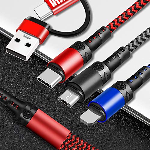 6-in-1 Multi Charging Cable, Charging Cords for Multiple Devices