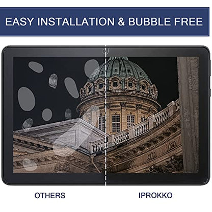 IPROKKO 2 Pack Anti-Blue Light Screen Protector for Fire HD 10 Tablet (10.1 Inch) - Fire HD 10 Plus/Kids/Kids Pro Anti Glare Screen Film - size: Fire HD 10