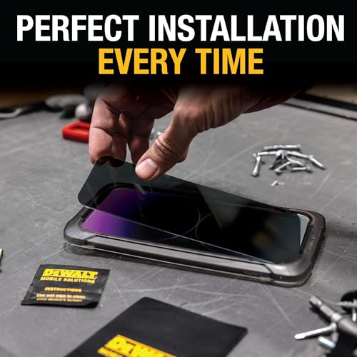 DEWALT Heavy Duty 2Pack Privacy Screen Protector for iPhone 16 Plus - size: iPhone 16 Plus