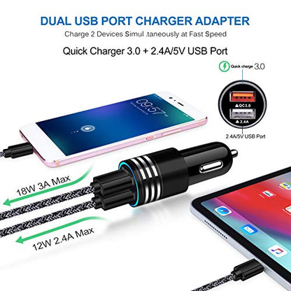 USB C Fast Car Charger for Samsung Galaxy S26 S25 S24 S23 S22 Z Flip 8 7 - color: Black