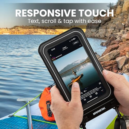 NANUK Waterproof Phone Pouch 2-Pack, Touchscreen, IP68 Floating Dry Bag | 9.45" x 5.43" Fits All Phones, Dual Storage Compartments, Adjustable Crossbody Straps, Travel & Beach Essentials - size: Duo Pack