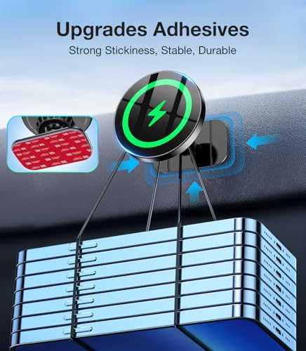 for MagSafe Car Mount Charger【20* N55 Magnet】 carmount 2.0 Magnietic Phone Holders for Your Car Air Vent Phone Mount for Car Vent Dashboard Wireless Car Charger for iPhone 17-12 Pro Max Magsafe Case