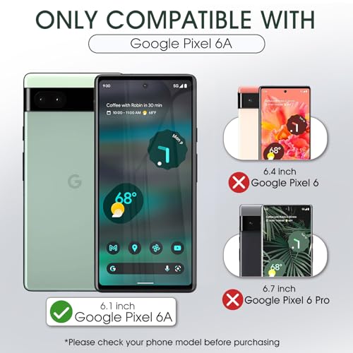 3 Pack Screen Protector for Google Pixel 6A, Self-Healing Flexible TPU Protective Film for Google Pixel 6A, High Sensitivity Hydrogel Film, HD Ultra-Thin Full Coverage, Easy Installation - size: Google Pixel 6A