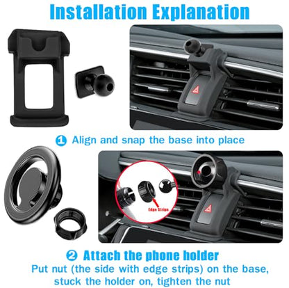 Car Phone Holder, Air Vent Magsafe Mount for Honda Civic 2021-2016 - style: Civic/Magsafe