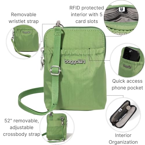 Baggallini RFID Bryant Pouch - color: Moss