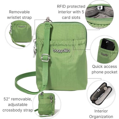 Baggallini RFID Bryant Pouch - color: Moss
