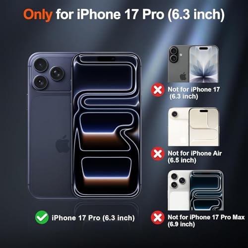 BOPPS Battery Case for iPhone 17 Pro with Carplay【2026 New】 Slim Powerful 8500mAh Portable Charger Case 360°Protection Rechargeable Extended Charging case for iPhone 17 Pro，Black - color: Black