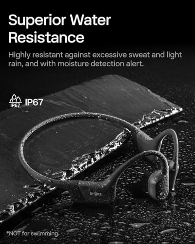 SHOKZ OpenRun Mini Bone Conduction Headphones, Black, USB-C Charging - color: Black, size: Mini Size+USB-C Charging